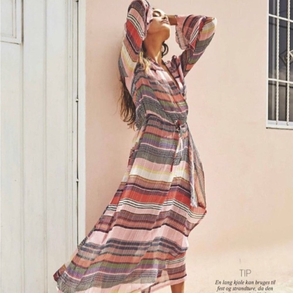 Birgitte Herskind Rillo Dress in Multi Stripe size 38